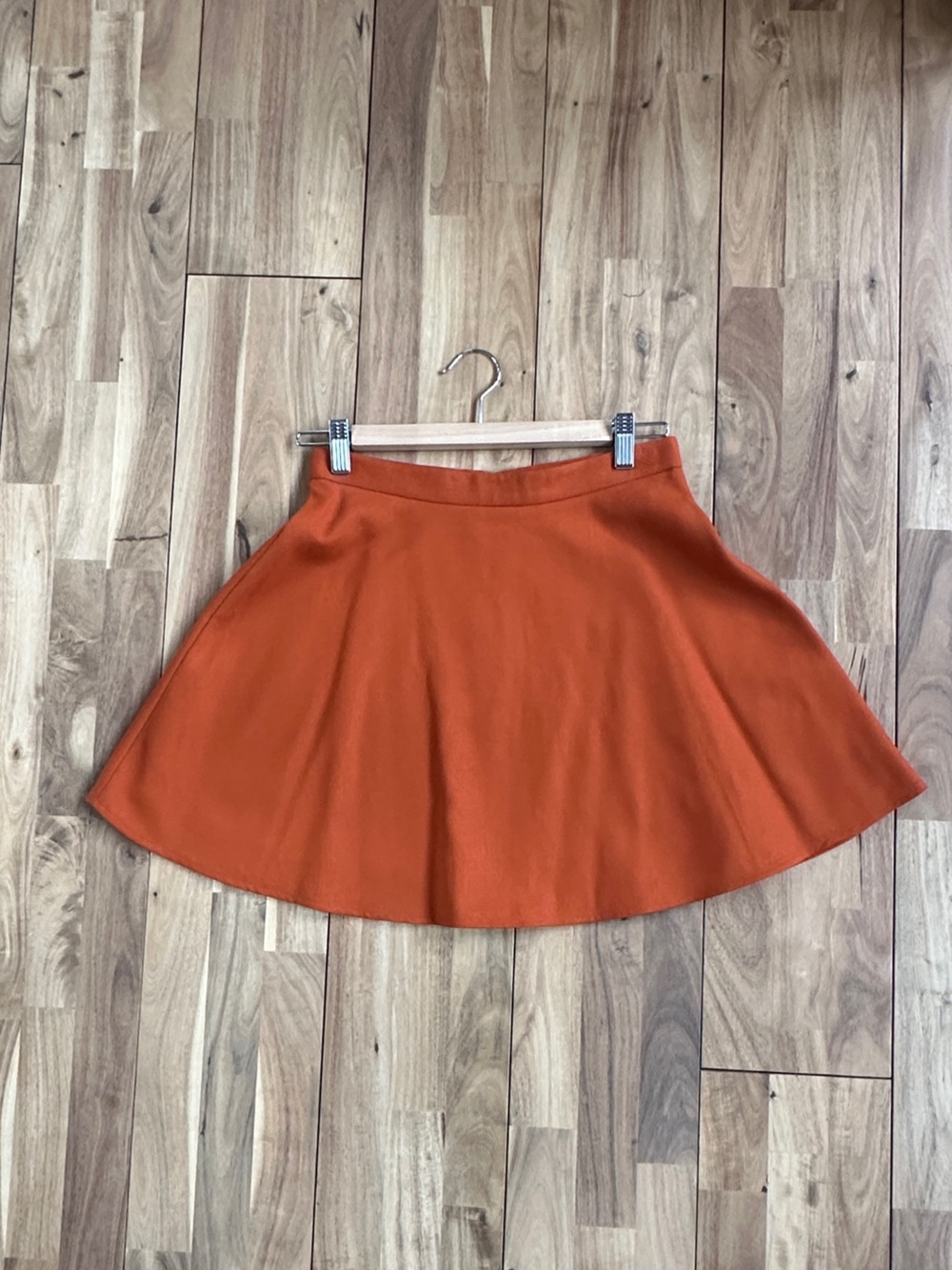 Club Monaco Rust Orange Circle Skirt